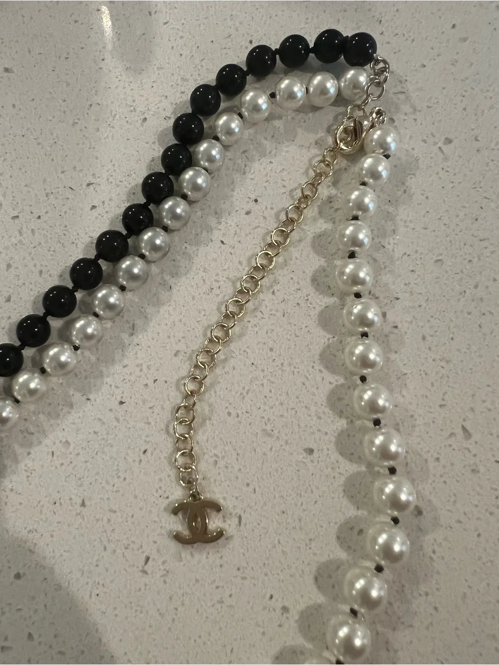 CHANEL Double Strand Necklace